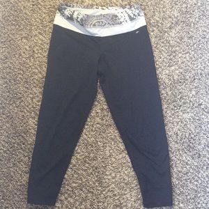 Nordic Track Black Cropped Leggings